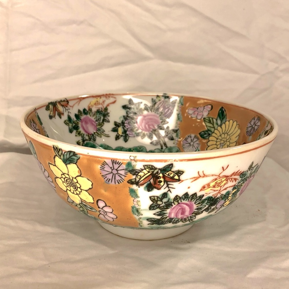 Hand painted decorative bowl
